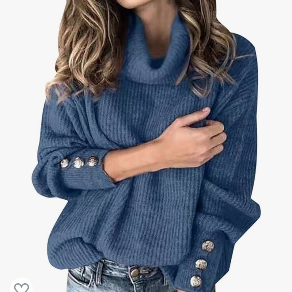 Womens cowl/turtleneck sweater, size xL